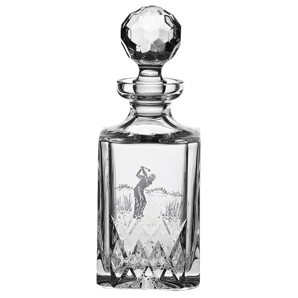 Royal Scot Crystal – Square Spirit Decanter ‘Highland’