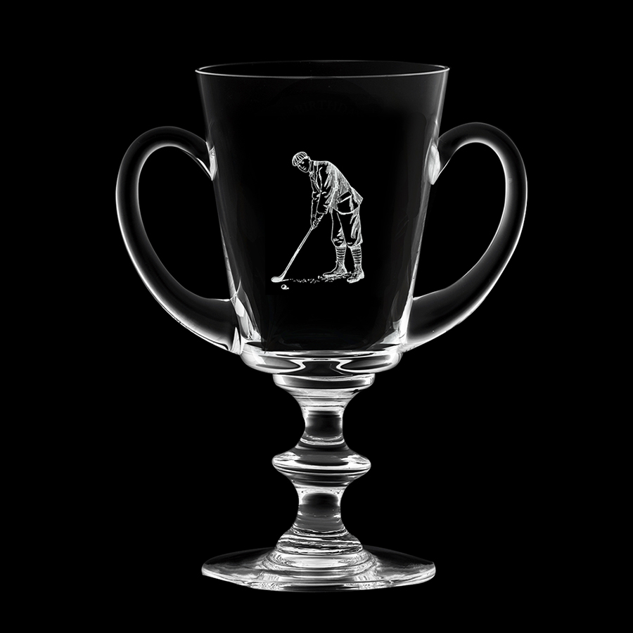 Royal Scot Crystal Handled Trophy